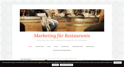 Desktop Screenshot of marketing-in-restaurants.de